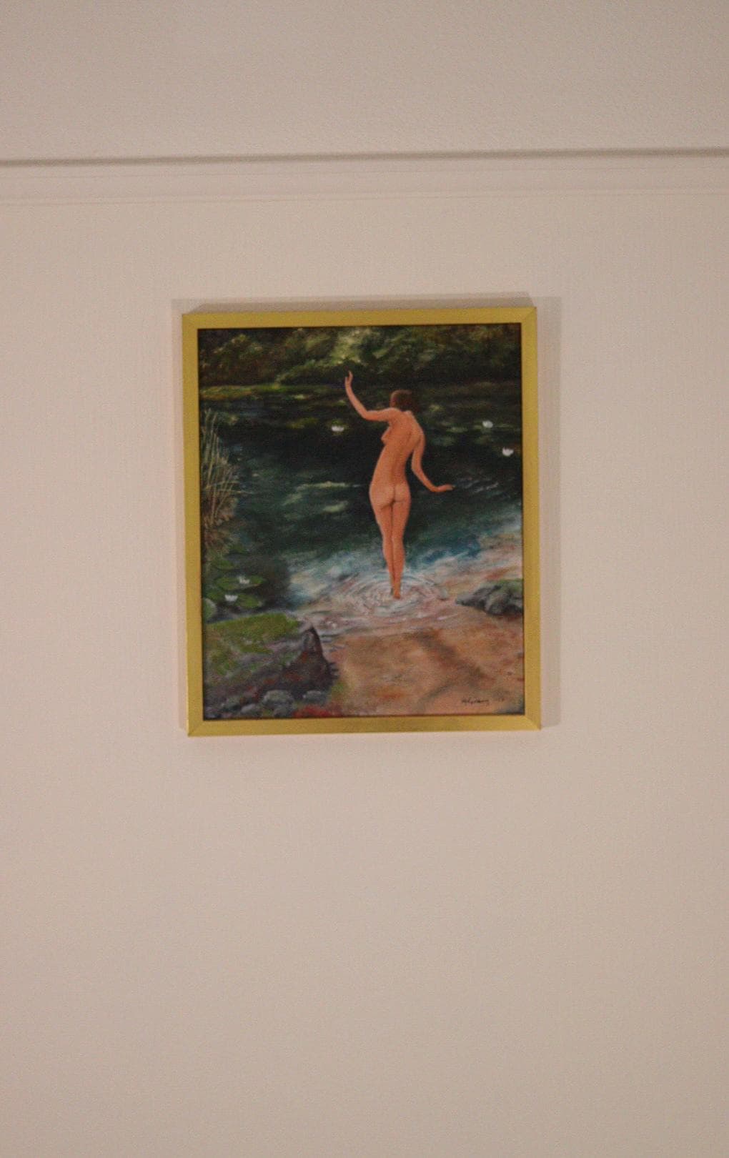 “Woman in Stream” by Hans T. Forsberg