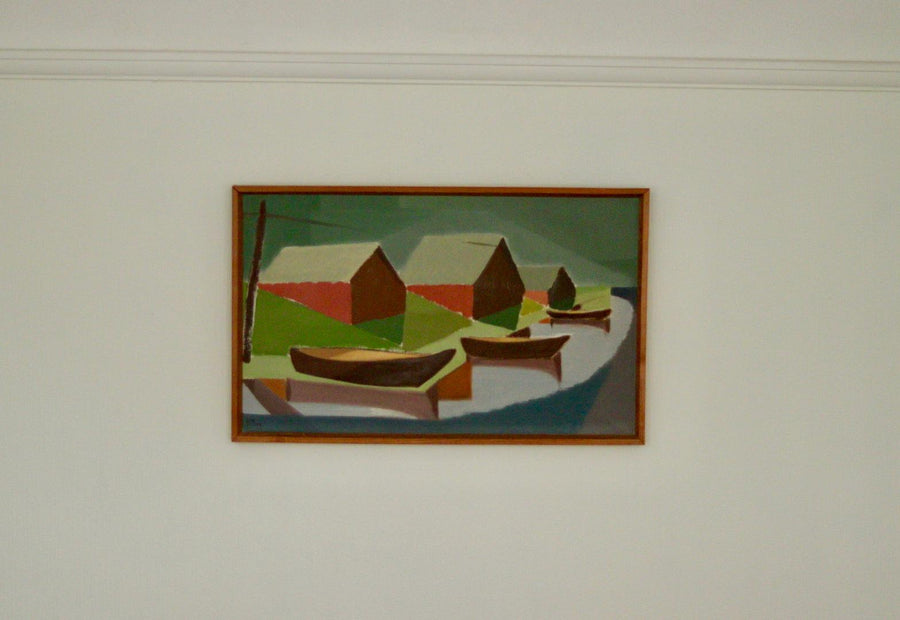 “Moored Boats” by bon