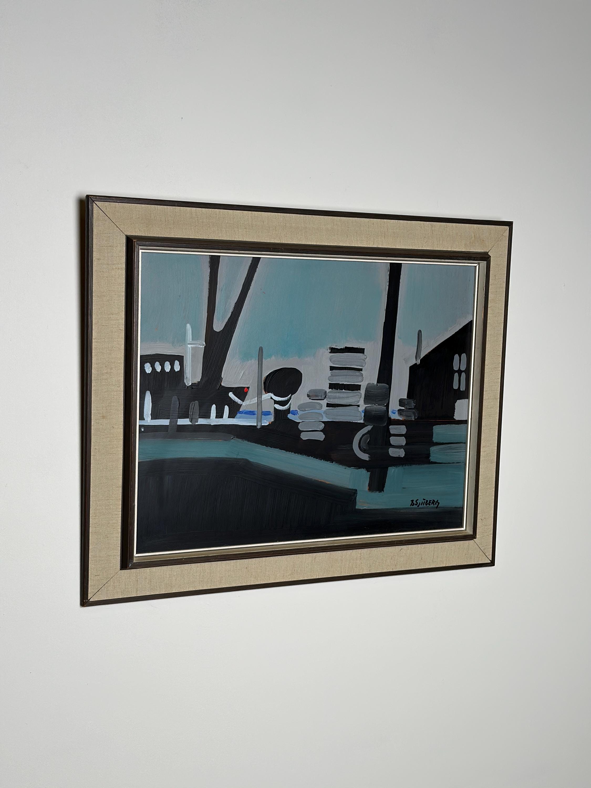 “Midnight Harbour” by BERTIL SJÖBERG