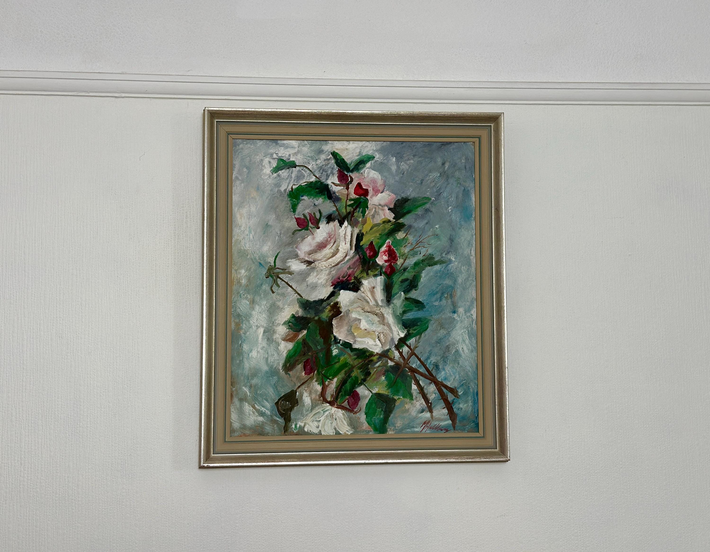 “Flower Still Life” By M. Hellberg