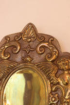 SINGLE Large Mid Century Swedish Brass Sconce