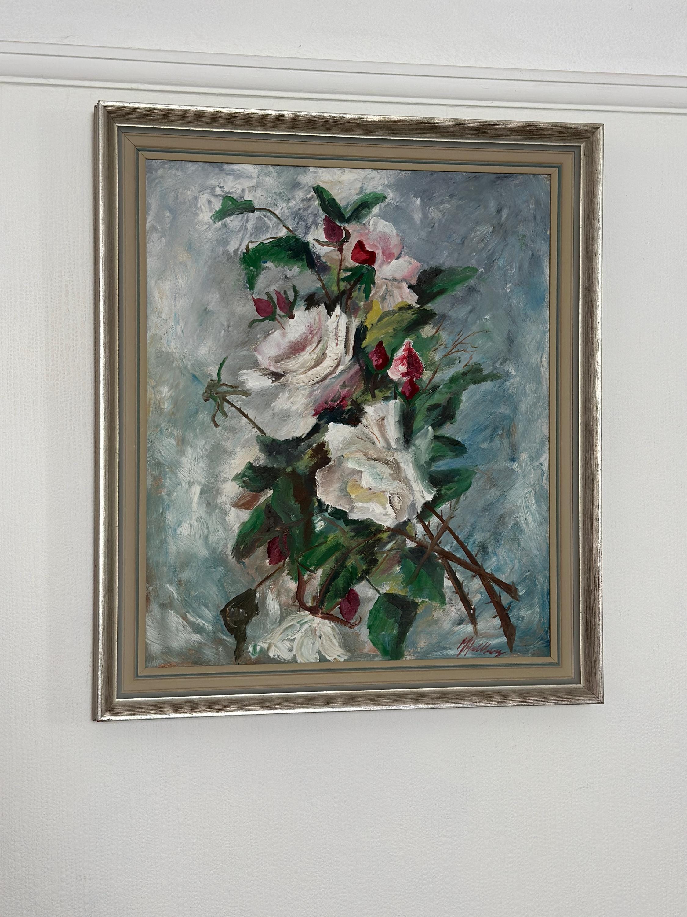 “Flower Still Life” By M. Hellberg