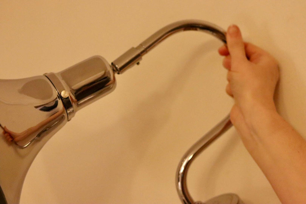 Danish 1960's Pair of Statement Trump Shape Lights in Chrome, designed by Börje Claes for Norlett Elit.