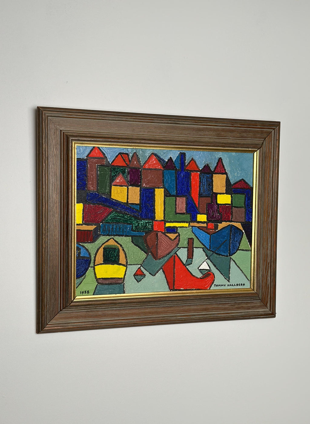 Harbour scene by Tommy Hallberg