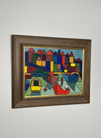 Harbour scene by Tommy Hallberg