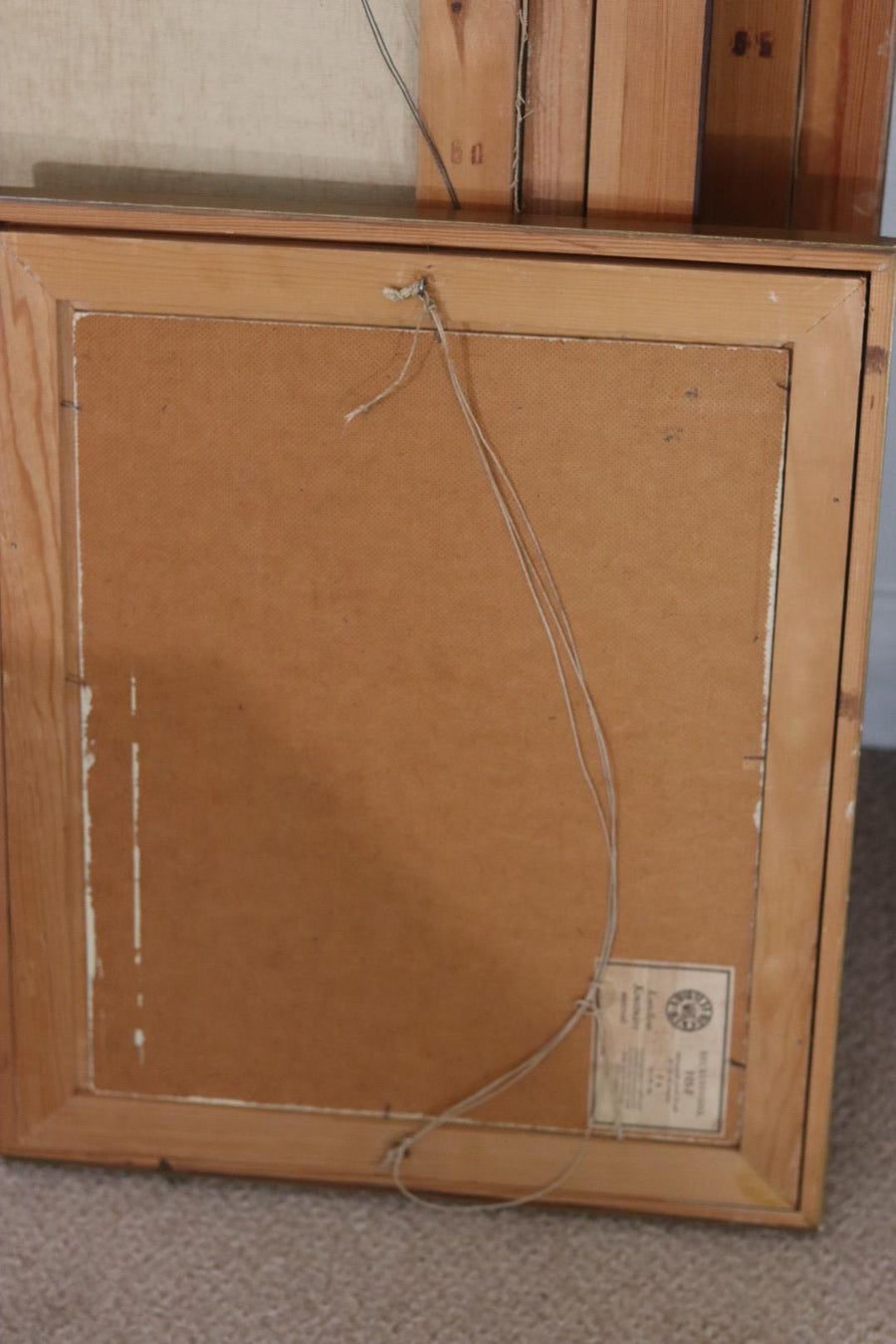 Original Mid Century Swedish Oil on Panel – “Bold Landscape”