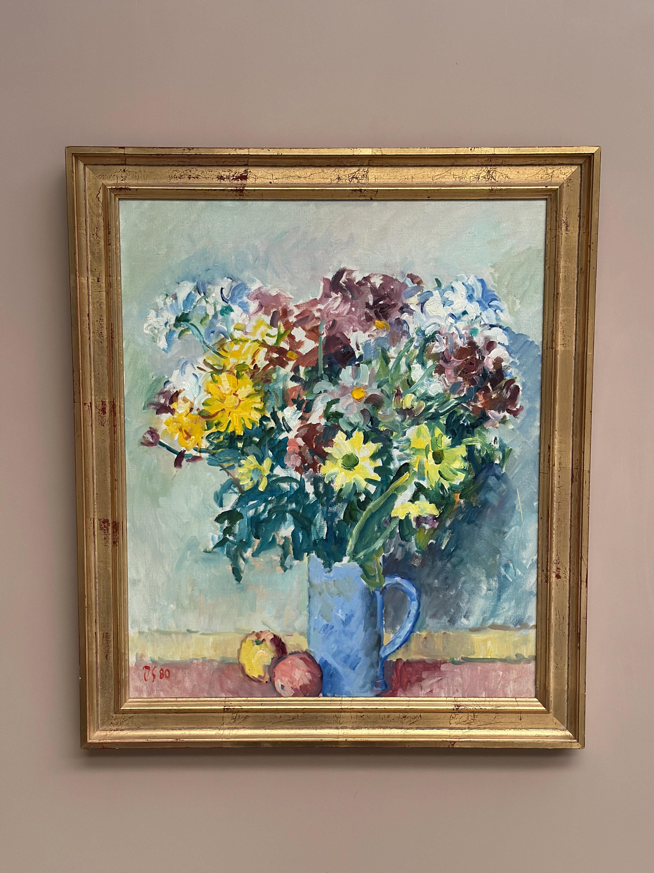 “Still Life with Flowers in Vase” by Jan Sonne