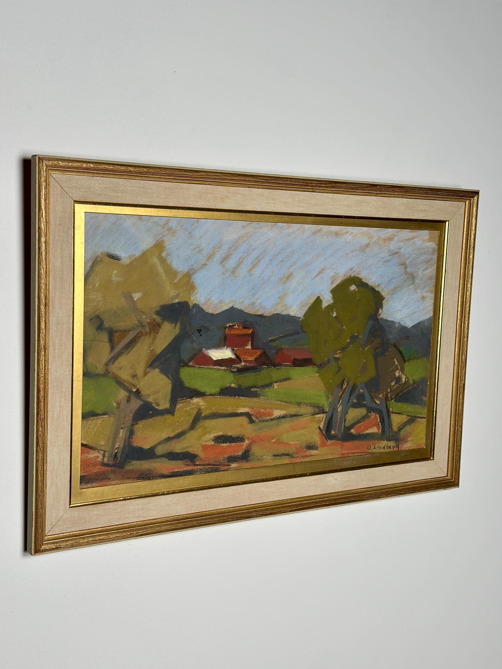 “Landscape with Tree” by Uno Lindberg