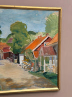 Street with Houses and Trees By Ulfe
