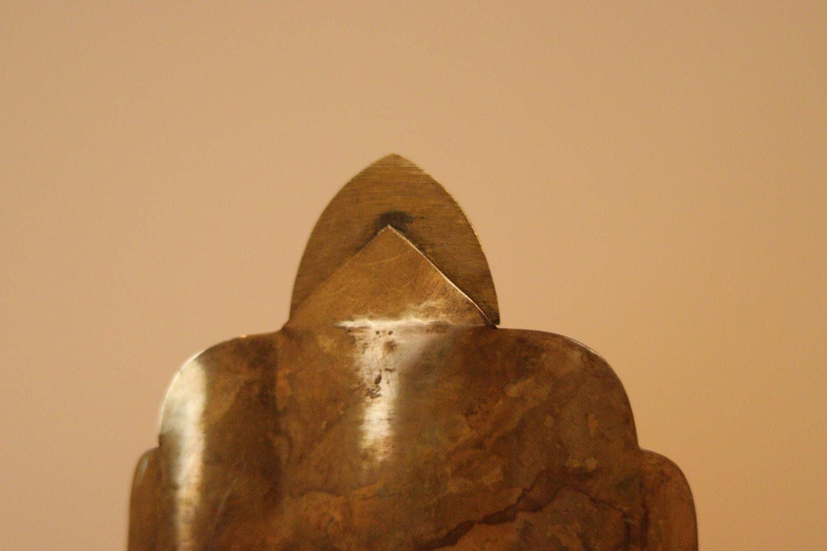 SINGLE Mid Century Swedish Brass Sconce