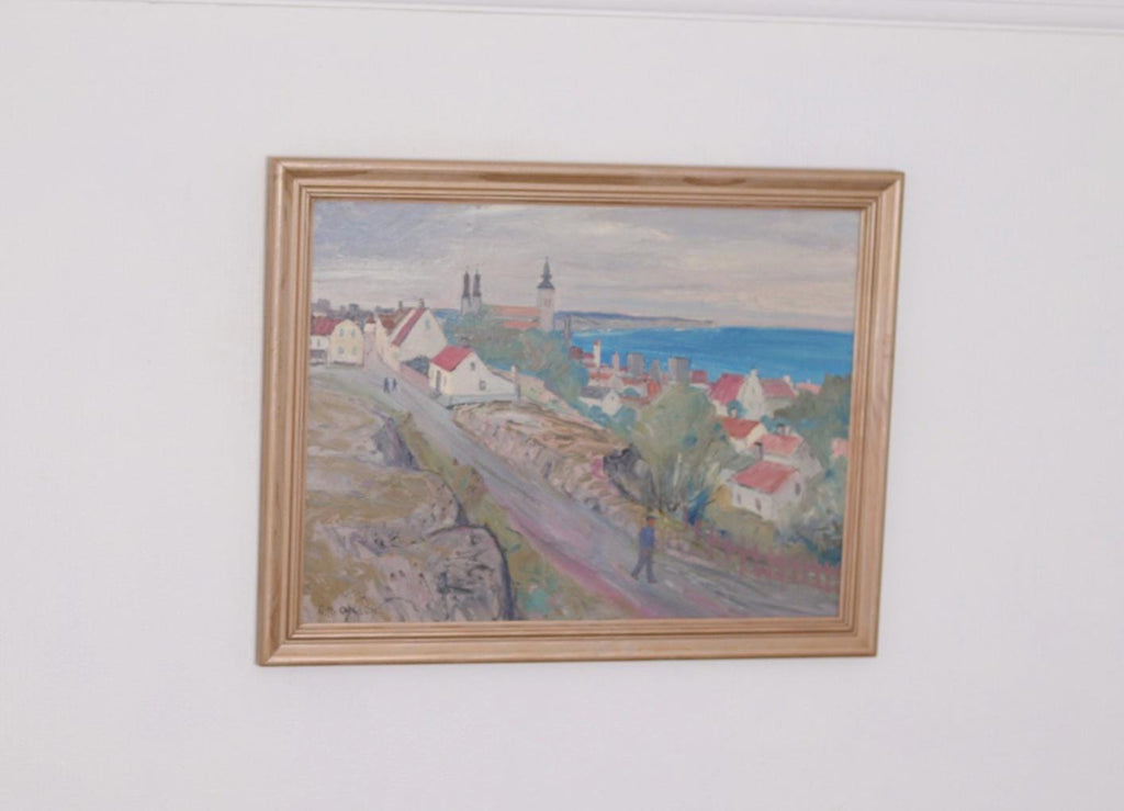 “Village Scene II” by E. R. Olsson