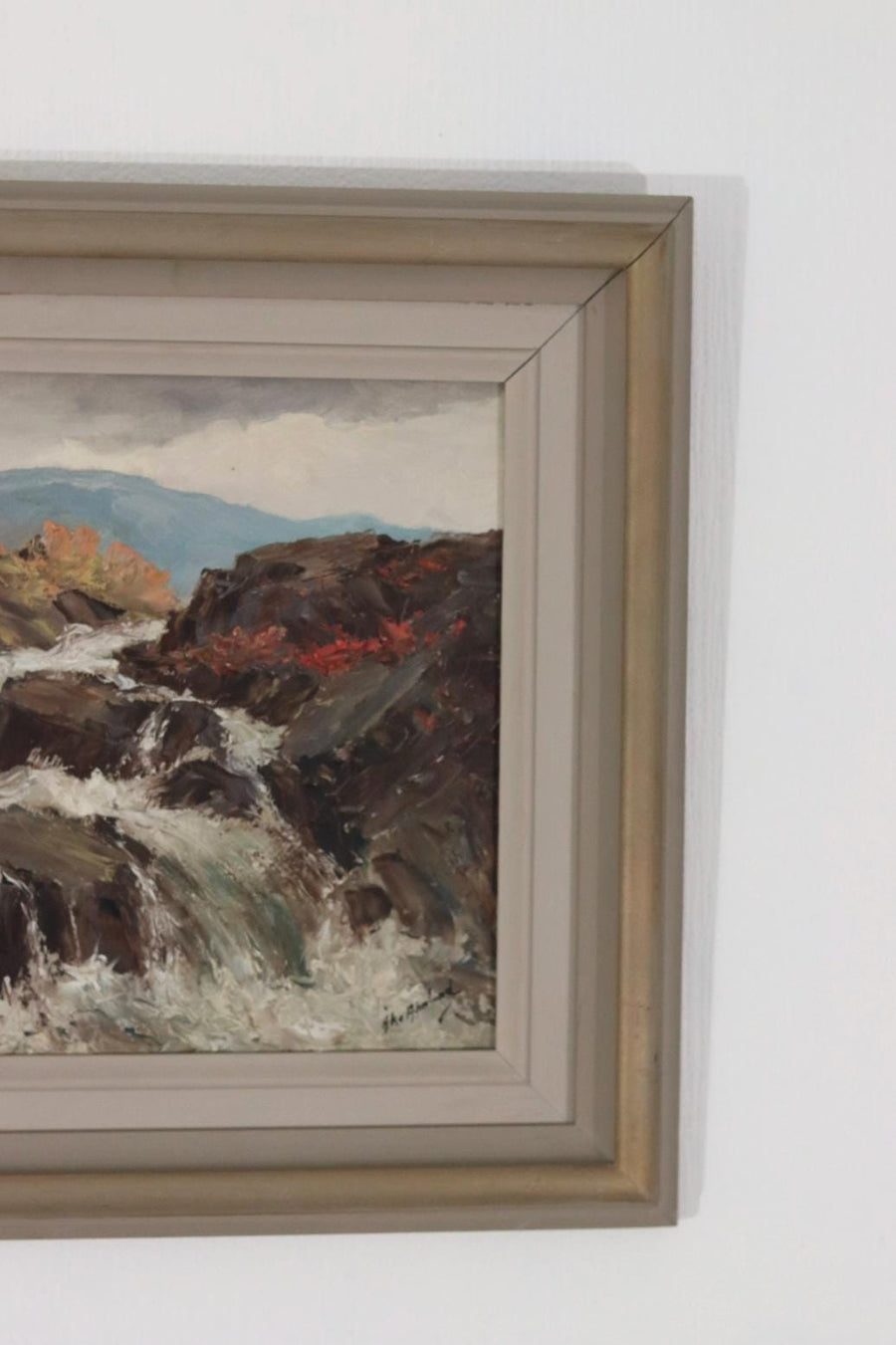 “Landscape with Waterfall” by Åke Ahmlund