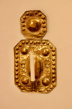 Large Mid-Century Swedish Brass Sconces