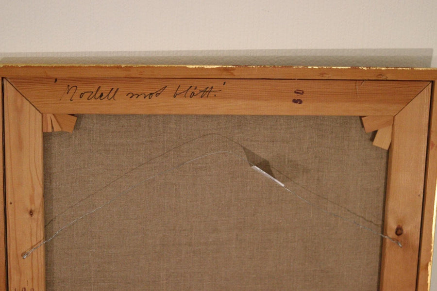 Model Against Blue by Knut Måsö