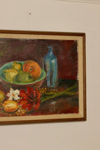 "Still Life, Bottle and Fruit" by Denoran