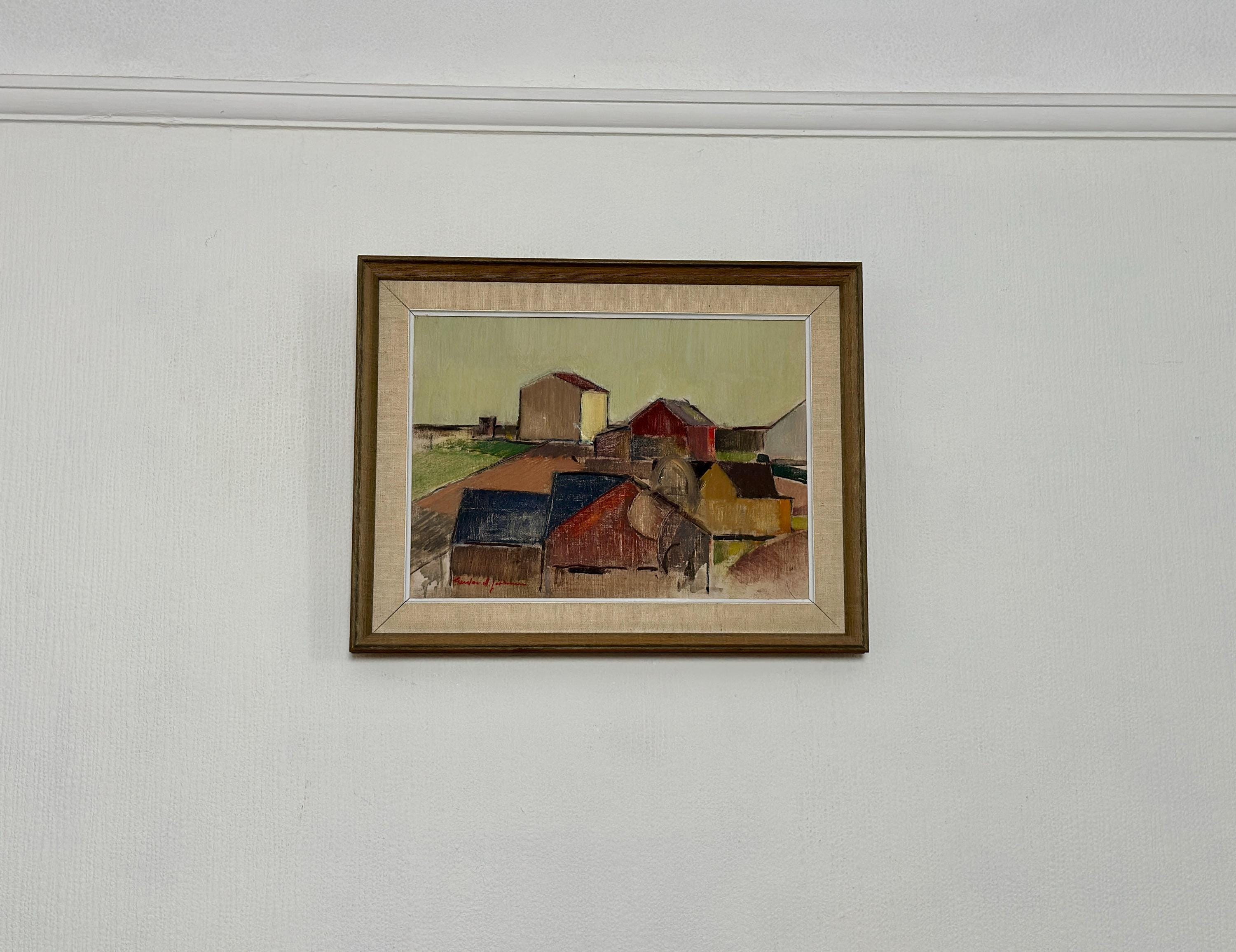 “Rural Landscape with Barns” by Gustav‑Adolf Johansson