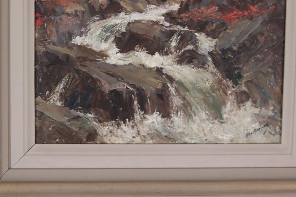 “Landscape with Waterfall” by Åke Ahmlund