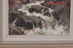 “Landscape with Waterfall” by Åke Ahmlund