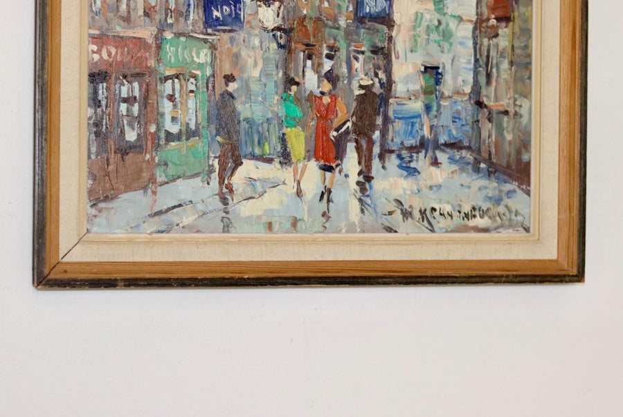 " Street view in Paris France" by Hendrik Cornelis Kranenburg