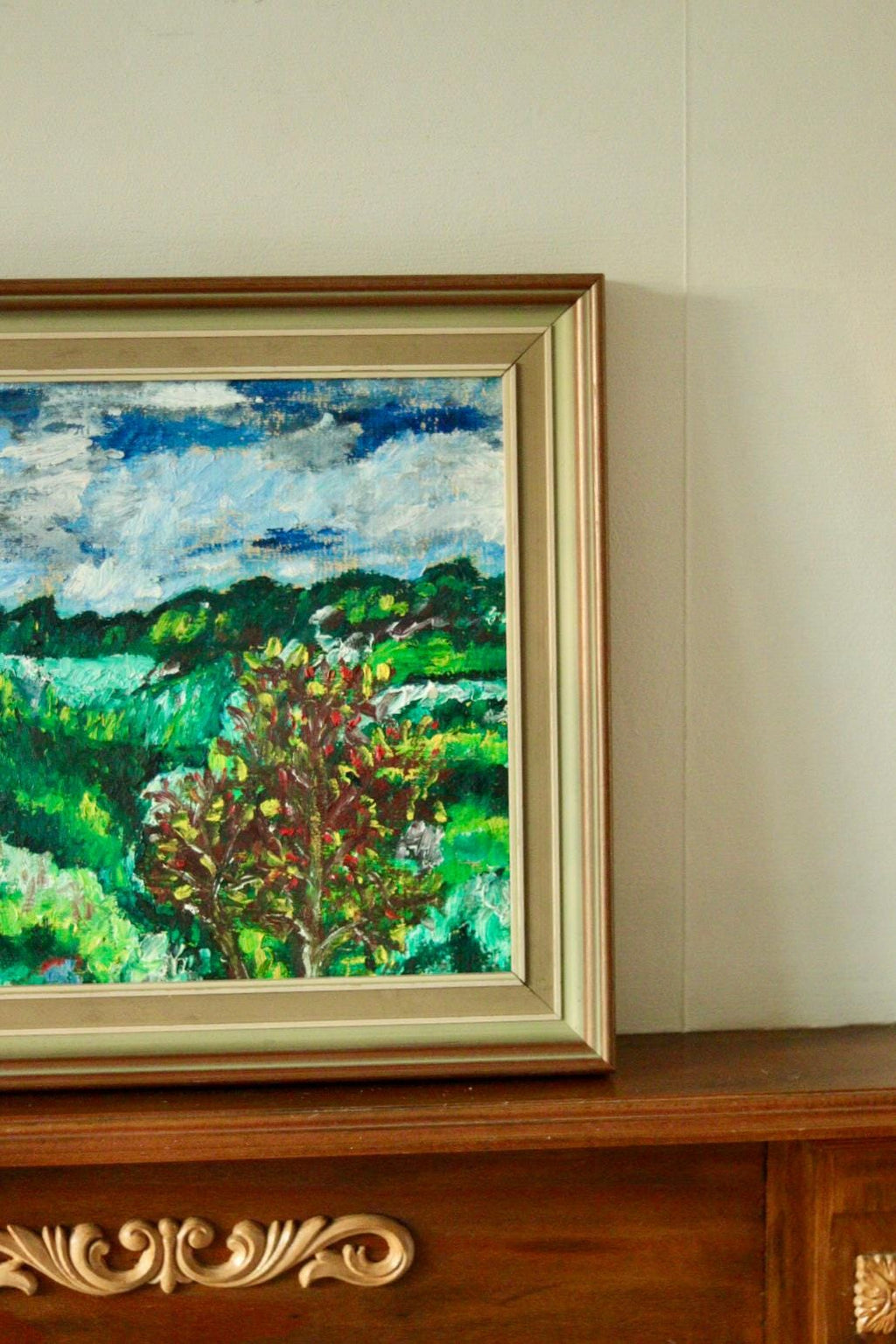 Original Mid-Century Oil on Canvas – “Landscape Motif”