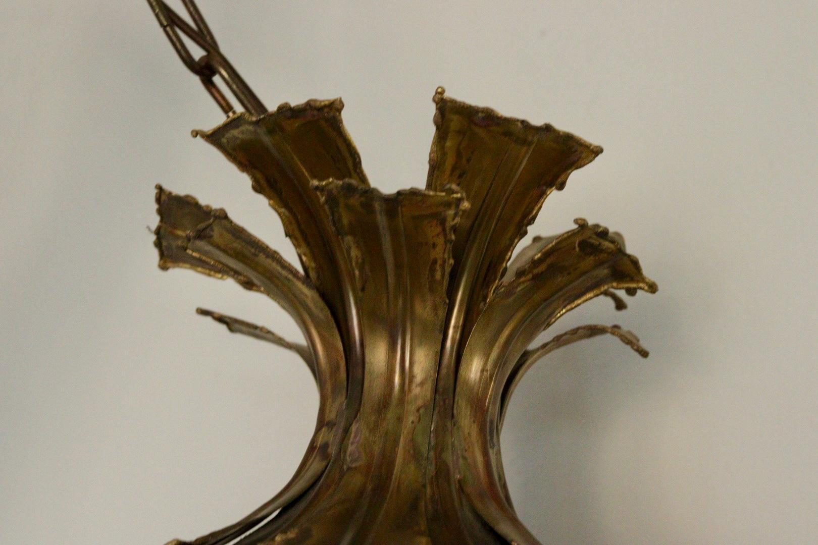 1960's  Danish Butalist Pendent by Svend Aage Holm Sørensen, " Onion"