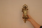 SINGLE Mid Century Swedish Brass Sconce