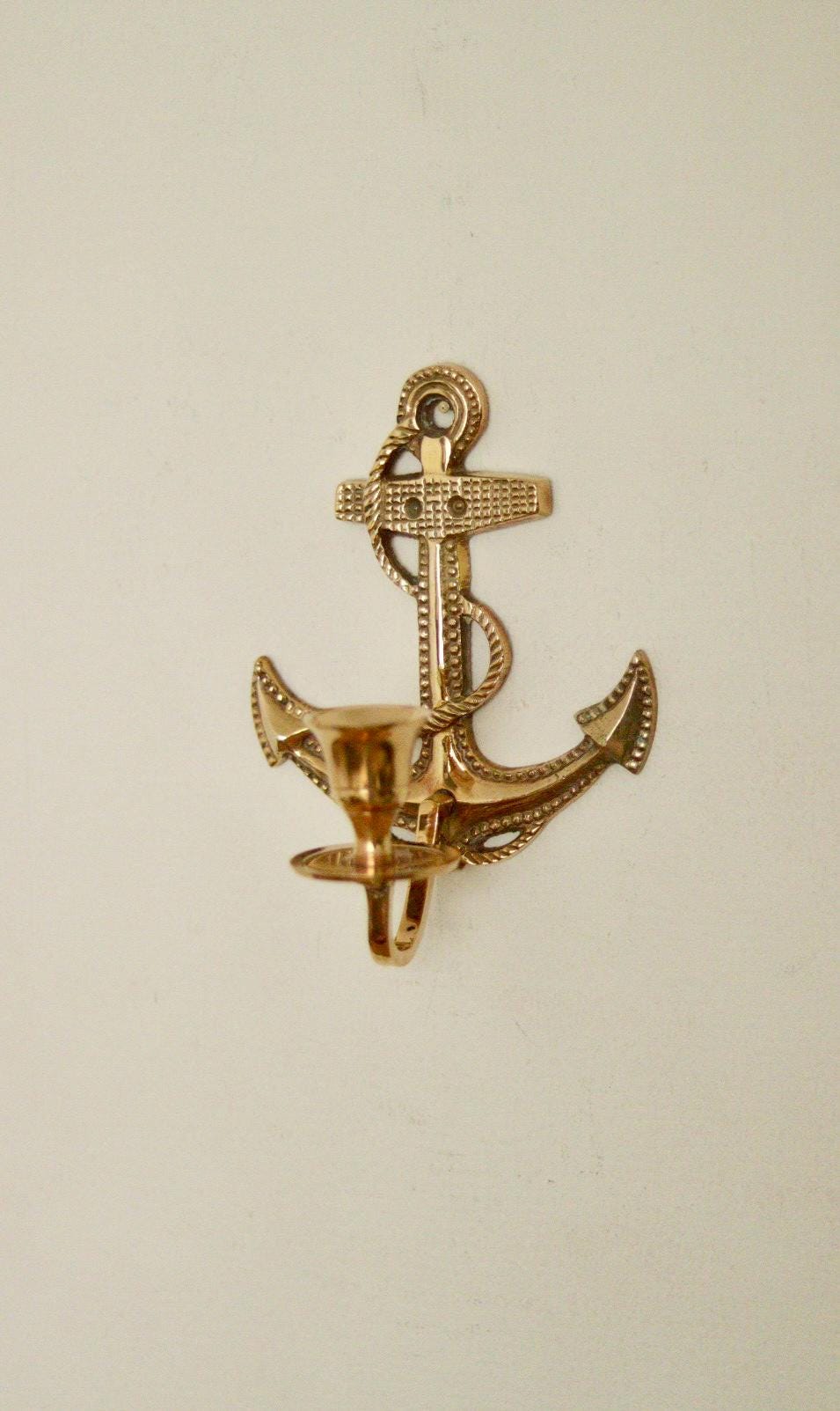 Pair of Vintage Swedish Brass Sconces