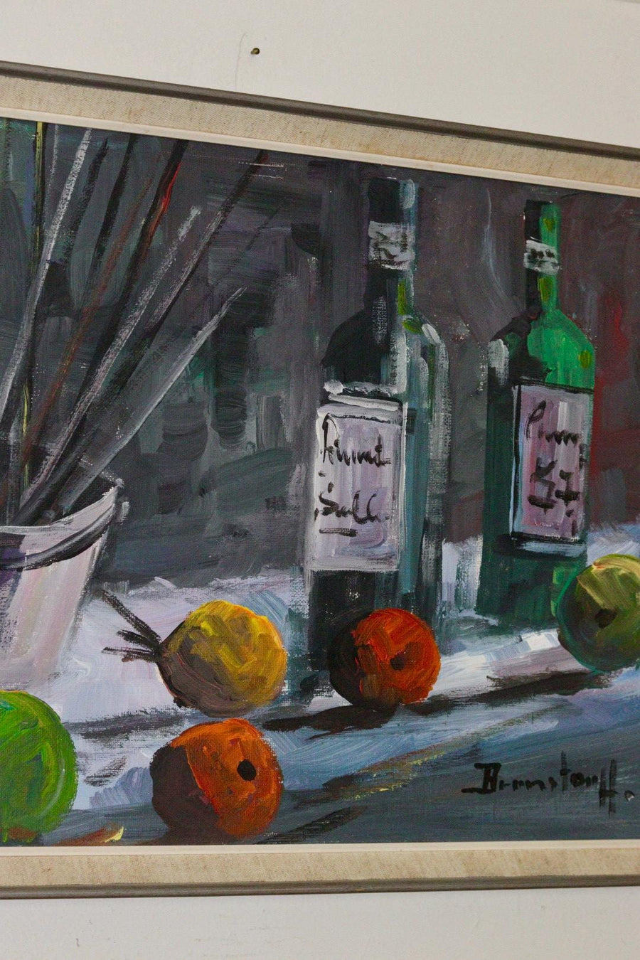 "Still Life, Wine and Fruit  " by Bronstolf