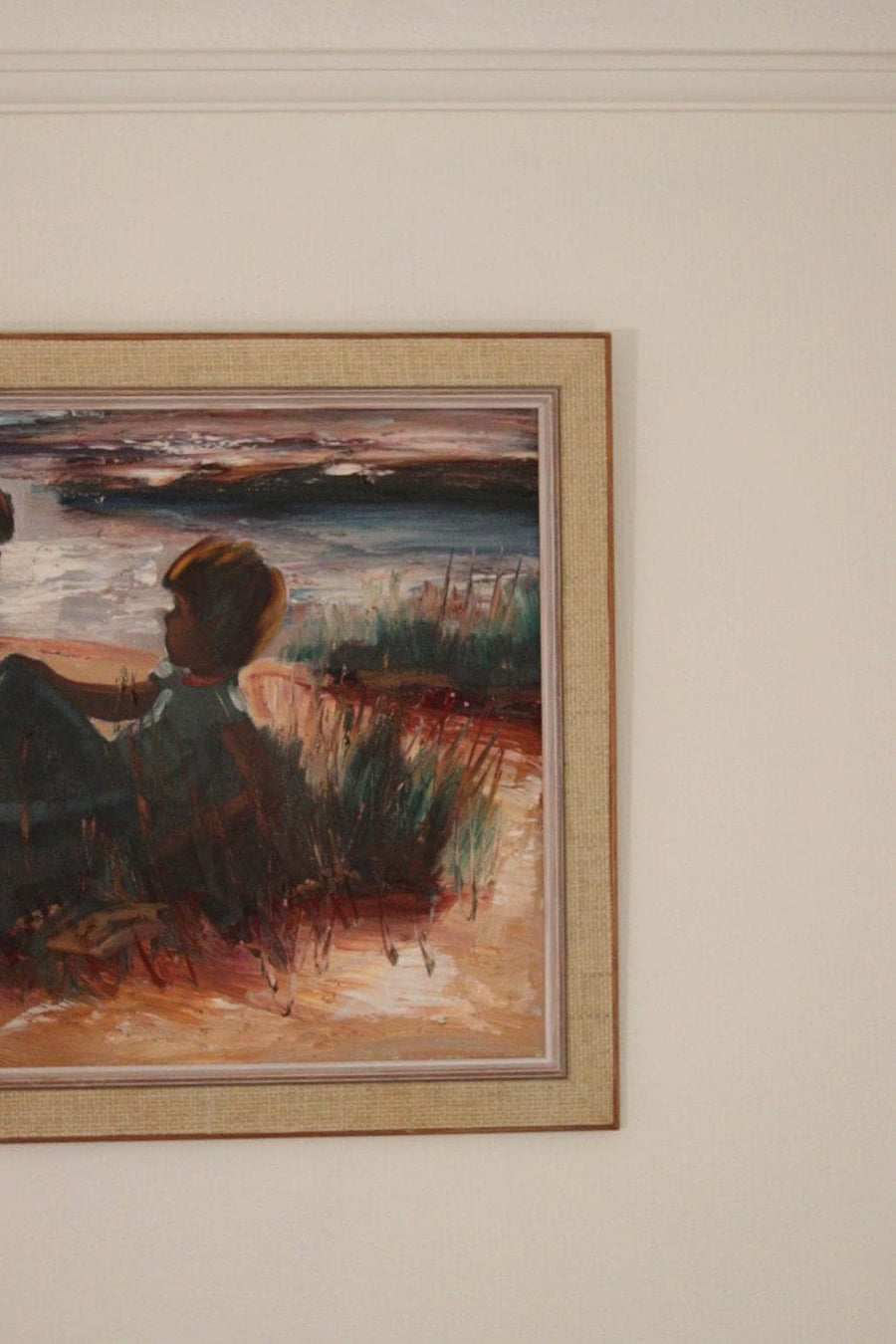 Children on the Beach by T. Larsson