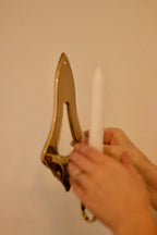 A Pair of Vintage Brass Sconces