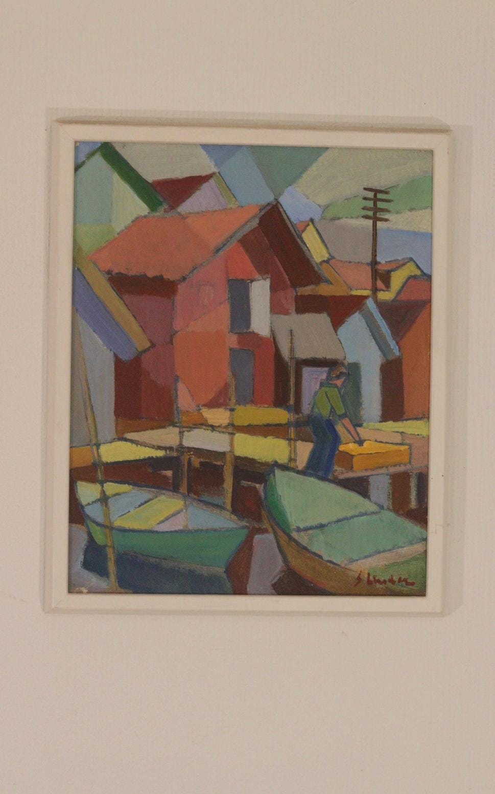 “Houses and Boats” by Helge Linden