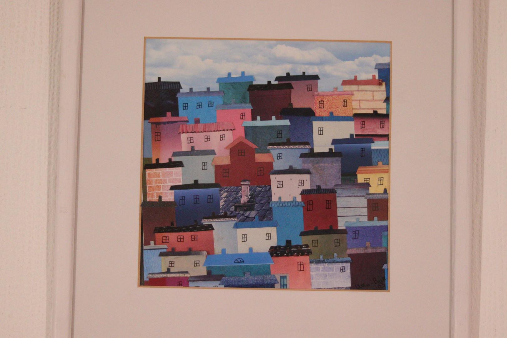 “Collage of Houses” by Ulla‑Britt Finnman