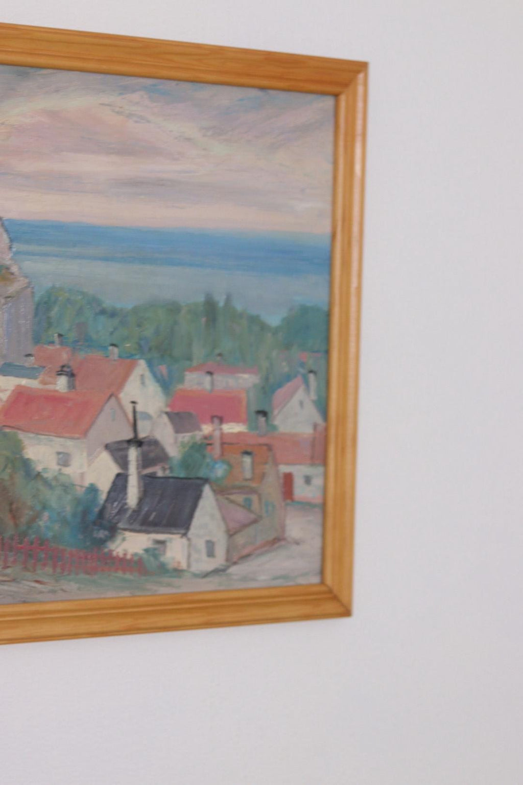 “Village Scene” by E. R. Olsson