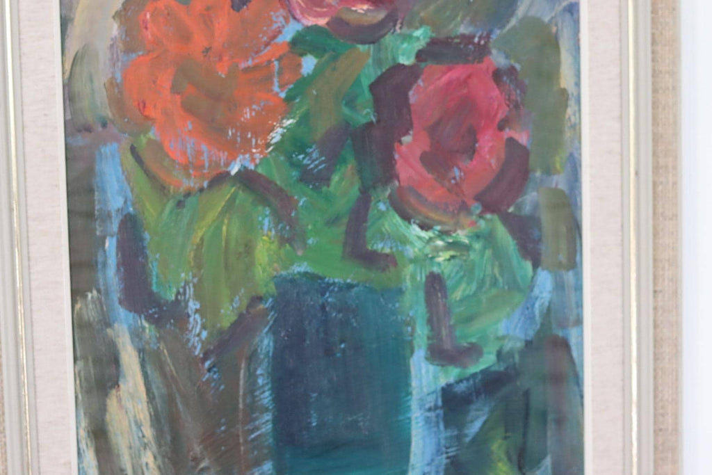 “Still Life with Vase” by Gösta Falck