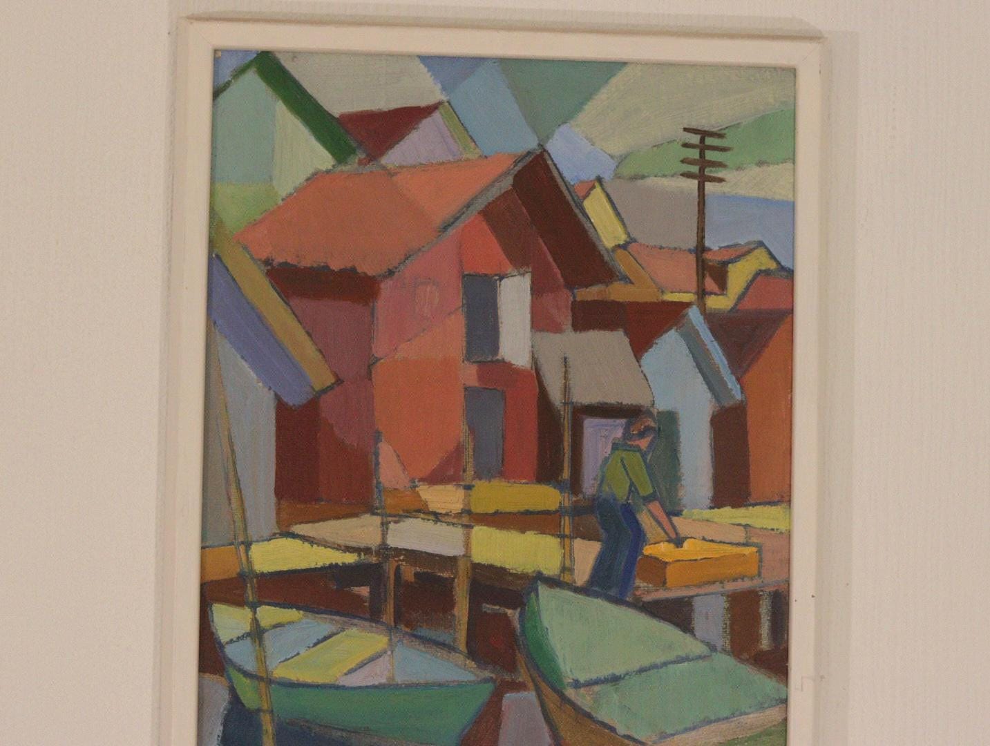 “Houses and Boats” by Helge Linden