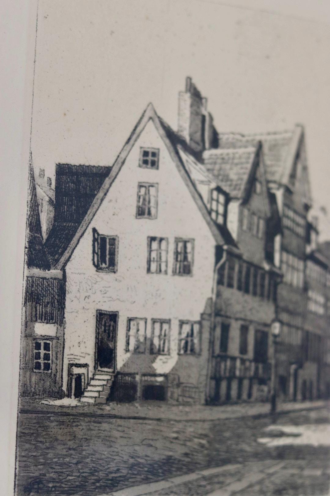 Original Swedish Copperplate Engraving