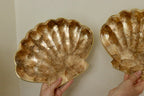 Vintage Scallop Capiz Shell Plate