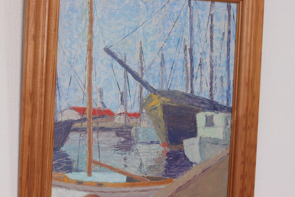 “Moored Boats” by Olle Anderson