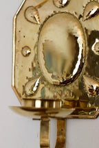 Pair of Mid-Century Brass Swedish Sconces
