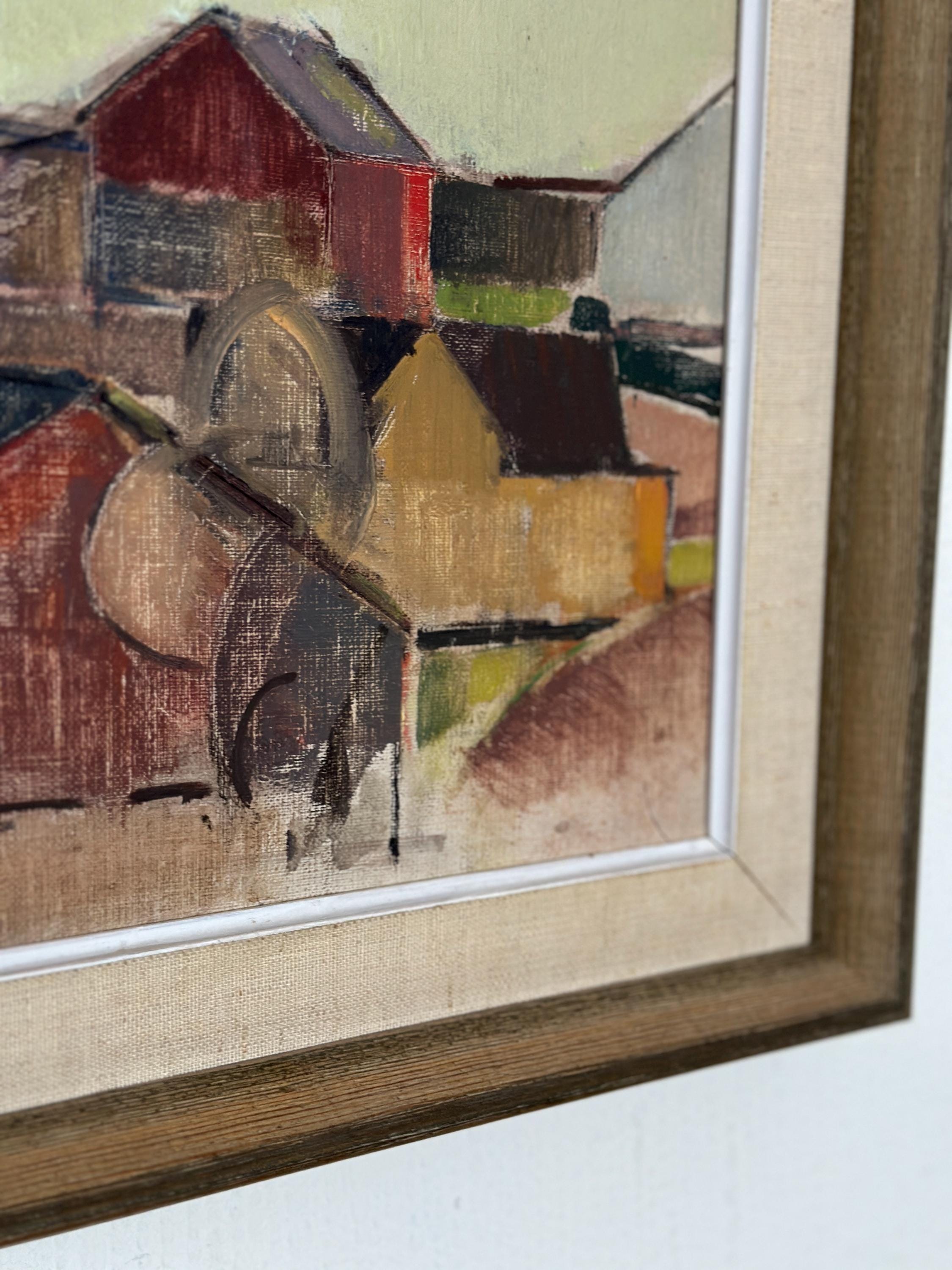 “Rural Landscape with Barns” by Gustav‑Adolf Johansson