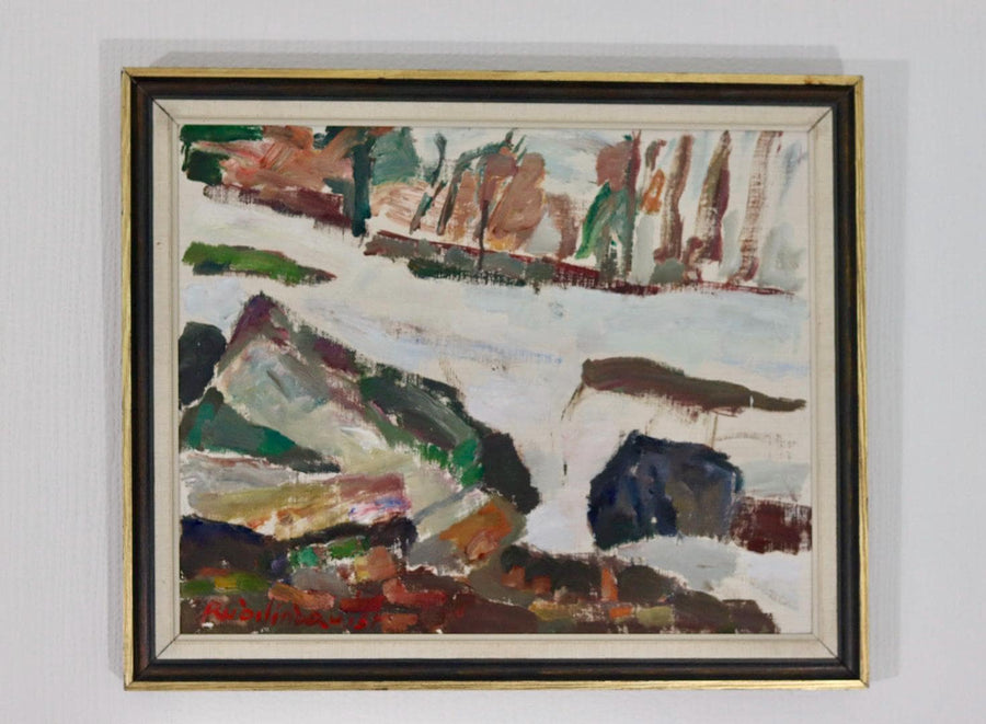 “The Cottage in Snow” by Rudolf Lindqvist