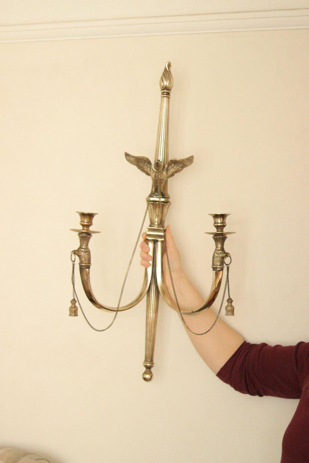 Antique Brass Sconce