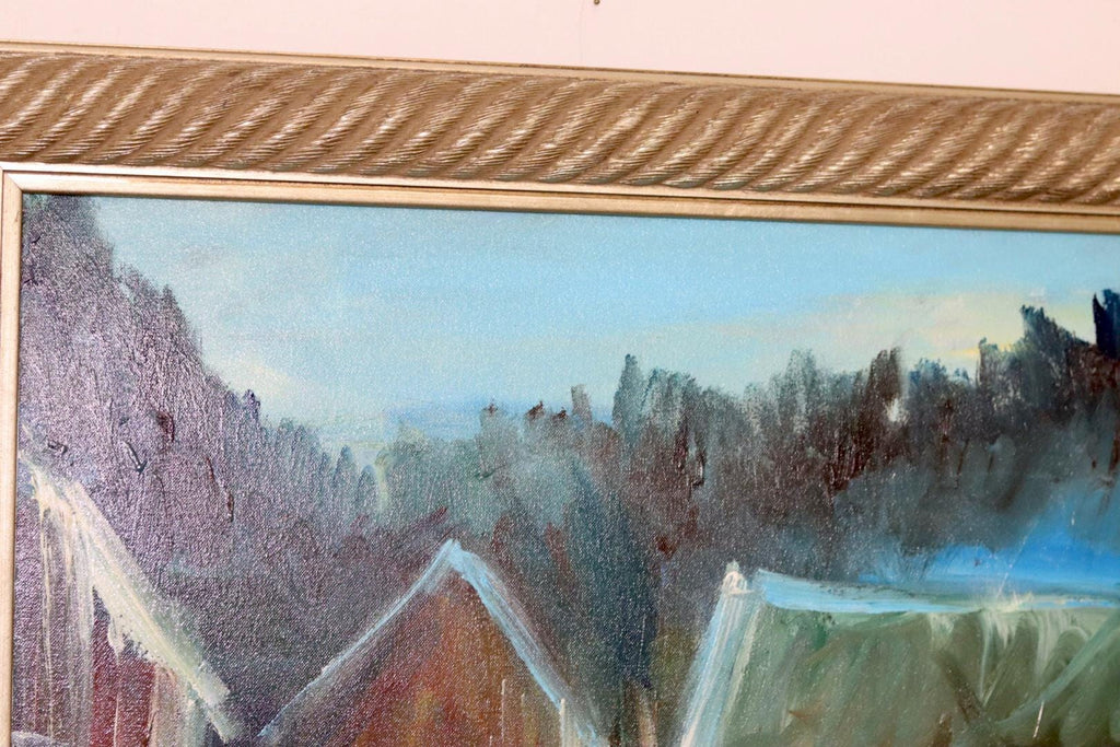 "Cabins at Dusk"- by Göte Lundberg