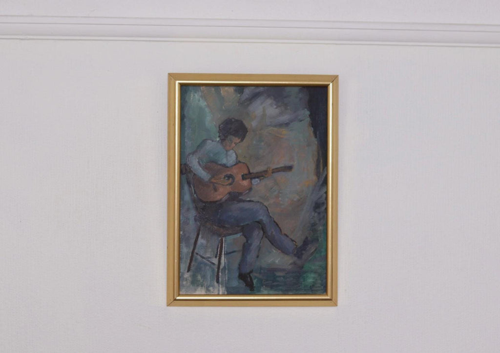 “Troubadour with His Guitar” by Calle Svensson – Åmål, Dalsland