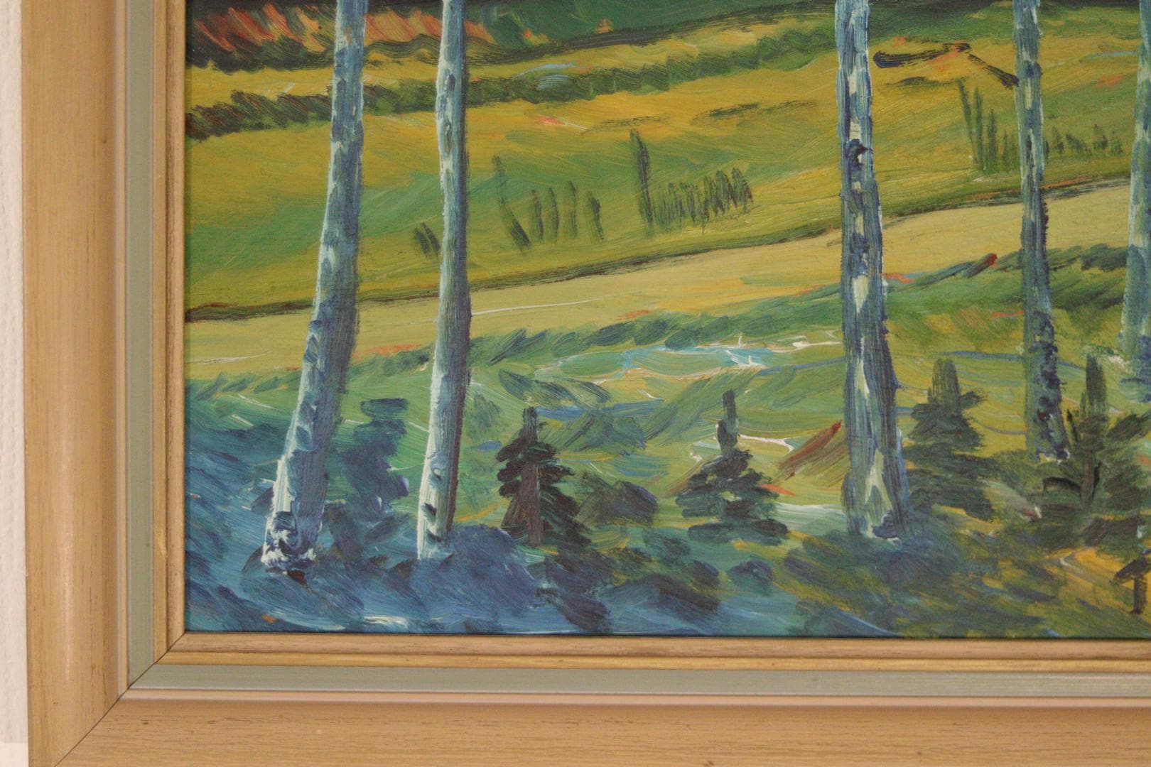 Landscape with Birches by Thorp