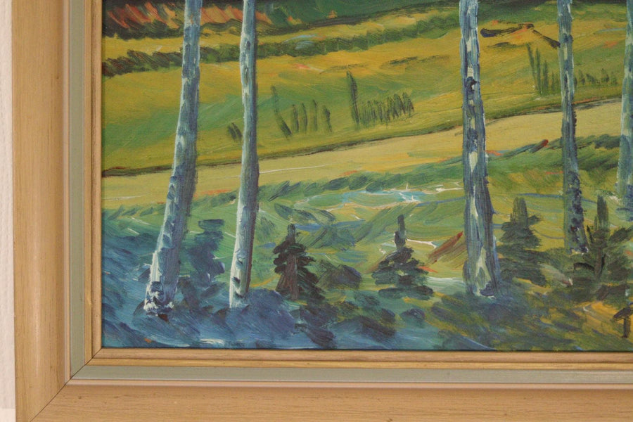 Landscape with Birches by Thorp