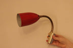 Vintage Red Wall Sconce, Swedish