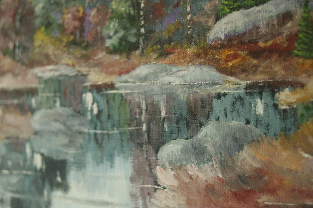 Autumn Lake View by T Koos