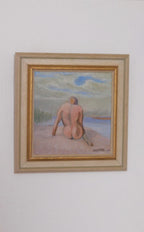“Woman’s Back on the Beach” by H. Knutson