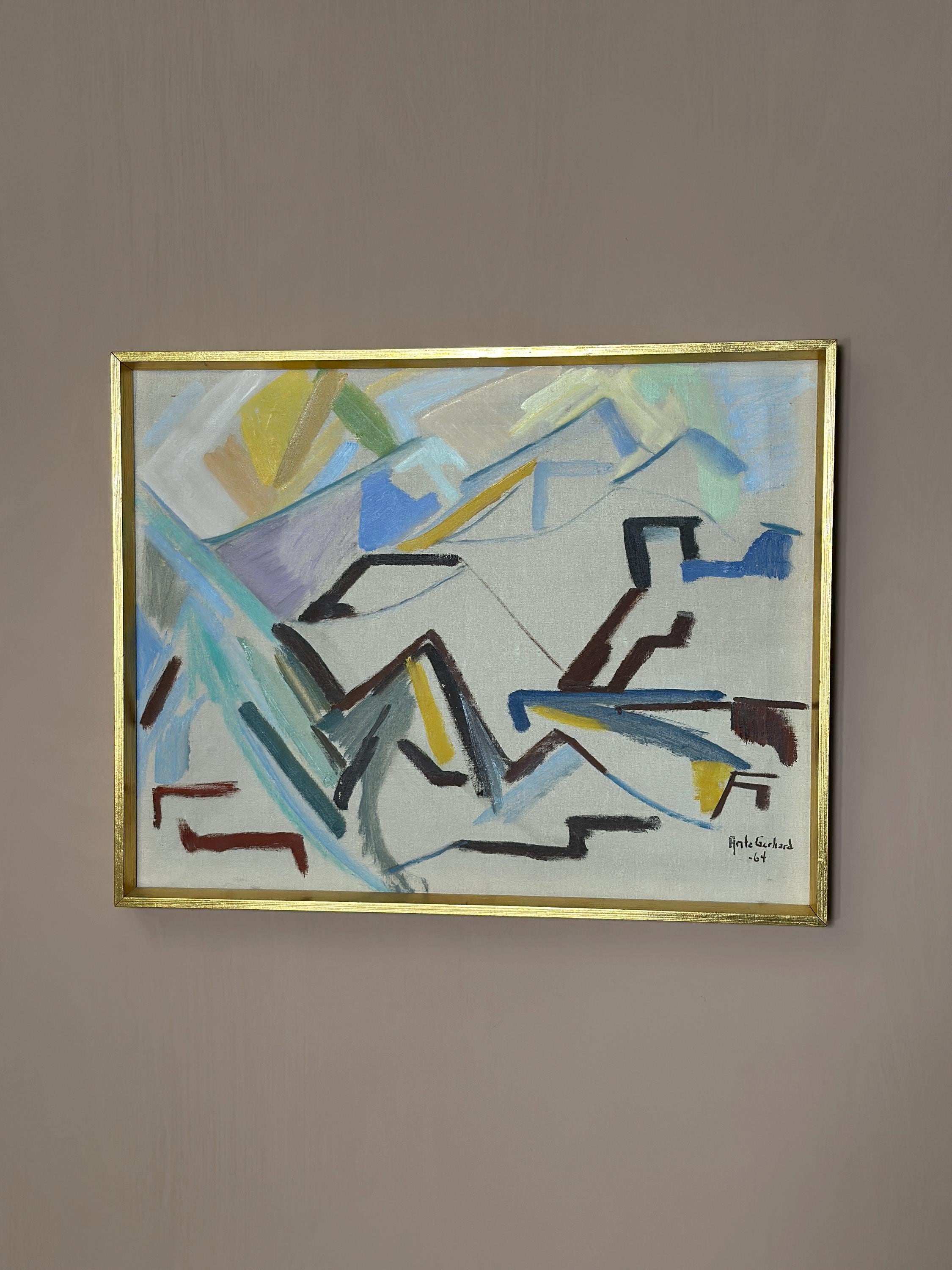 “Abstract Landscape” by Ante Gerhard